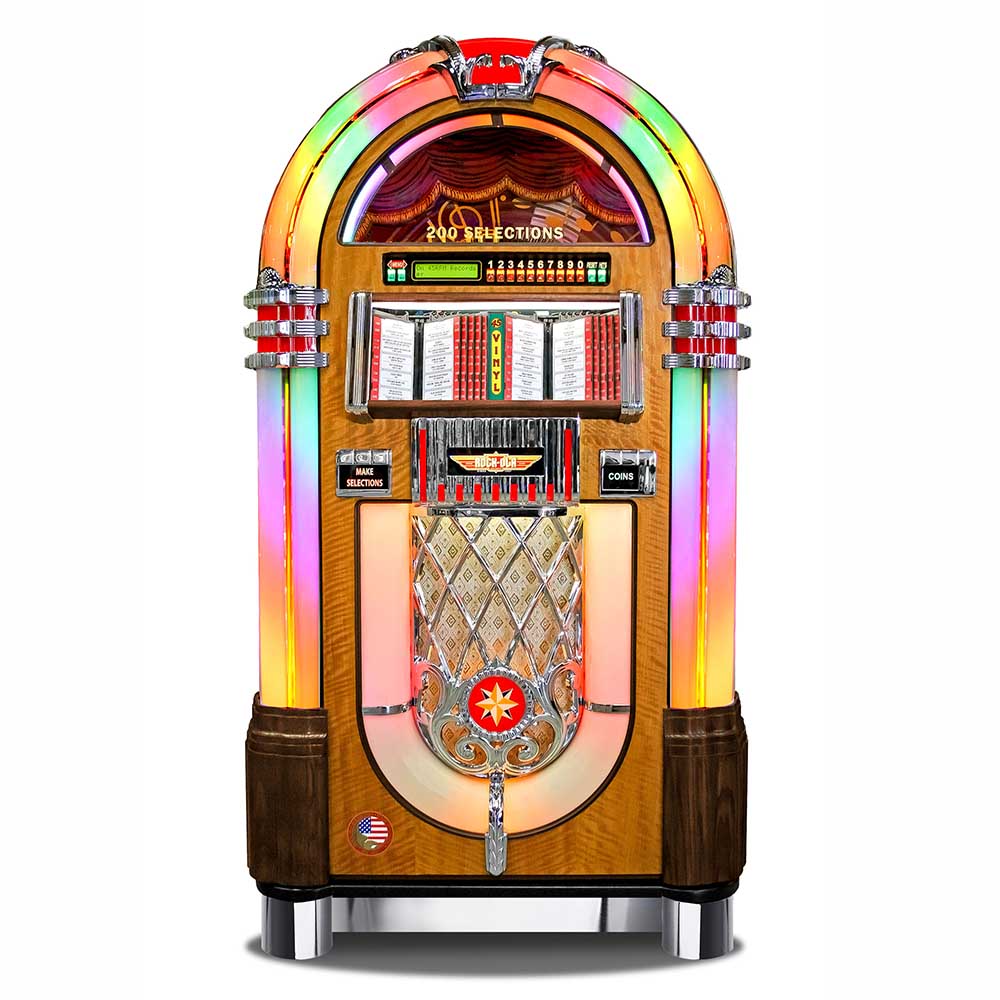 Buy ROCK-OLA AUTHENTIC BUBBLER VINYL 45 WALNUT Online - Joystix Games