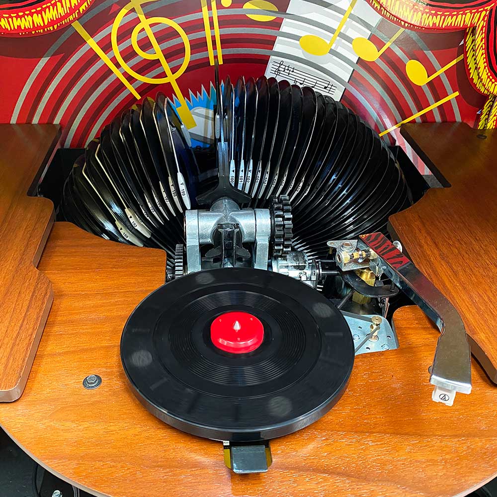 Buy ROCK-OLA AUTHENTIC BUBBLER VINYL 45 WALNUT Online - Joystix Games