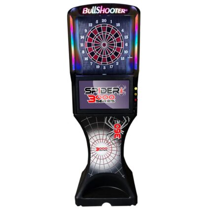 Spider 360 3000 Series Dartboard Of Champions - Ice Blue Cabinet