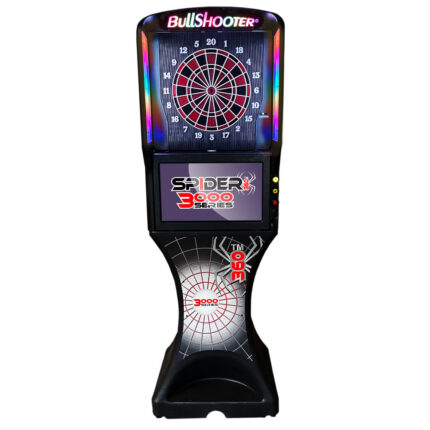 Spider 360 3000 Series Dartboard Of Champions - Classic Black Cabinet