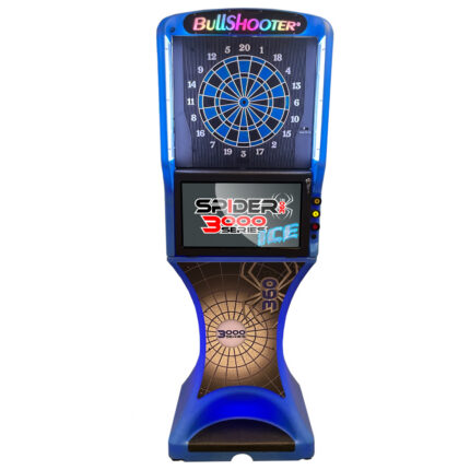 Spider 360 3000 Series Dartboard Of Champions - Ice Blue Cabinet